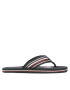 Tommy Hilfiger Žabky Corporate Stripes Beach Sandal FM0FM04407 Tmavomodrá - Pepit.sk