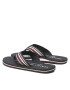 Tommy Hilfiger Žabky Corporate Stripes Beach Sandal FM0FM04407 Tmavomodrá - Pepit.sk