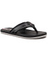 Tommy Hilfiger Žabky Elevated Leather Beach Sandal FM0FM03384 Čierna - Pepit.sk