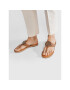 Tommy Hilfiger Žabky Essential Leather Flat Sandal FW0FW05620 Hnedá - Pepit.sk