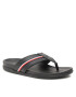 Tommy Hilfiger Žabky Leather Toe Post Sandal FM0FM04460 Čierna - Pepit.sk