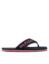 Tommy Hilfiger Žabky Webbing Beach Sandal FM0FM03641 Tmavomodrá - Pepit.sk