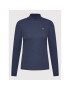 Tommy Jeans Blúzka Rib Mock Neck DW0DW12014 Tmavomodrá Slim Fit - Pepit.sk