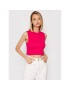 Tommy Jeans Blúzka Tjw Mockneck DW0DW10446 Ružová Cropped Fit - Pepit.sk