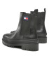 Tommy Jeans Členková obuv s elastickým prvkom Foxing Detail Chelsea Boot EM0EM01062 Čierna - Pepit.sk