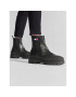 Tommy Jeans Členková obuv s elastickým prvkom Foxing Detail Chelsea Boot EM0EM01062 Čierna - Pepit.sk