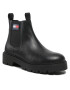 Tommy Jeans Členková obuv s elastickým prvkom Heritage Branding Chelsea Boot EM0EM01058 Čierna - Pepit.sk