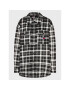 Tommy Jeans Curve Košeľa Check DW0DW15123 Čierna Relaxed Fit - Pepit.sk