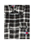 Tommy Jeans Curve Košeľa Check DW0DW15123 Čierna Relaxed Fit - Pepit.sk