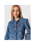 Tommy Jeans džínsová košeľa Badge Denim DW0DW11893 Tmavomodrá Regular Fit - Pepit.sk