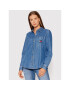 Tommy Jeans džínsová košeľa Tjw Chambray Badge DW0DW10366 Modrá Regular Fit - Pepit.sk