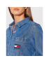 Tommy Jeans džínsová košeľa Tjw Chambray Badge DW0DW10366 Modrá Regular Fit - Pepit.sk