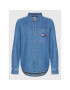 Tommy Jeans džínsová košeľa Tjw Chambray Badge DW0DW10366 Modrá Regular Fit - Pepit.sk