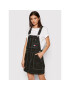 Tommy Jeans Džínsové šaty Stitch Dungaree DW0DW11858 Čierna Regular Fit - Pepit.sk