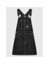 Tommy Jeans Džínsové šaty Stitch Dungaree DW0DW11858 Čierna Regular Fit - Pepit.sk