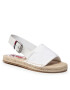 Tommy Jeans Espadrilky Essential Flat Sandal EN0EN01437 Biela - Pepit.sk