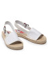 Tommy Jeans Espadrilky Essential Flat Sandal EN0EN01437 Biela - Pepit.sk