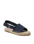 Tommy Jeans Espadrilky Essential Flat Sandal EN0EN01437 Tmavomodrá - Pepit.sk