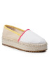 Tommy Jeans Espadrilky Flatform Espadrille EN0EN01832 Biela - Pepit.sk