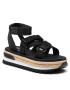 Tommy Jeans Espadrilky Rope Cleated Sandal EN0EN01804 Čierna - Pepit.sk