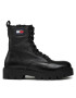 Tommy Jeans Outdoorová obuv Lace Up Warm Lined Boot EM0EM01060 Čierna - Pepit.sk