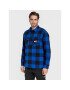 Tommy Jeans Prechodná bunda Sherpa Flannel DM0DM15132 Tmavomodrá Regular Fit - Pepit.sk