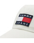 Tommy Jeans Šiltovka Heritage AW0AW11667 Biela - Pepit.sk