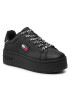 Tommy Jeans Sneakersy Flatform Wild Animal Cupsole EN0EN01655 Čierna - Pepit.sk