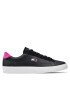 Tommy Jeans Sneakersy Leather Low Cut Vulc EN0EN01502 Čierna - Pepit.sk