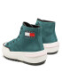 Tommy Jeans Sneakersy Nubuck Mid Run Cleat EN0EN01982 Zelená - Pepit.sk