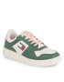 Tommy Jeans Sneakersy Tjw Retro Basket Leather Seasonal EN0EN02204 Zelená - Pepit.sk