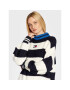 Tommy Jeans Sveter Blockstripe DW0DW14275 Tmavomodrá Oversize - Pepit.sk