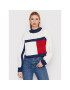 Tommy Jeans Sveter Crop Flag Rwb DW0DW12029 Béžová Boxy Fit - Pepit.sk