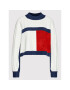 Tommy Jeans Sveter Crop Flag Rwb DW0DW12029 Béžová Boxy Fit - Pepit.sk