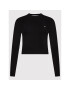 Tommy Jeans Sveter Essential Rib DW0DW11713 Čierna Slim Fit - Pepit.sk