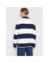 Tommy Jeans Sveter Serif Stripe DM0DM15154 Tmavomodrá Relaxed Fit - Pepit.sk