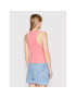 Tommy Jeans Top Feminne DW0DW12548 Ružová Slim Fit - Pepit.sk