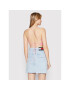 Tommy Jeans Top Open Back DW0DW12550 Ružová Slim Fit - Pepit.sk