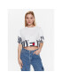 Tommy Jeans Tričko Archive 2 DW0DW15460 Biela Oversize - Pepit.sk