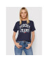 Tommy Jeans Tričko Classic College Argyle DW0DW11928 Tmavomodrá Relaxed Fit - Pepit.sk