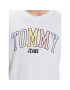 Tommy Jeans Tričko College Pop DM0DM16401 Biela Regular Fit - Pepit.sk