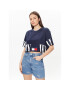 Tommy Jeans Tričko DW0DW15460 Tmavomodrá Cropped Fit - Pepit.sk