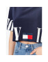 Tommy Jeans Tričko DW0DW15460 Tmavomodrá Cropped Fit - Pepit.sk