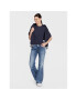 Tommy Jeans Tričko Essential DW0DW14876 Tmavomodrá Slim Fit - Pepit.sk