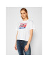 Tommy Jeans Tričko Signature Logo Tee DW0DW09070 Biela Regular Fit - Pepit.sk