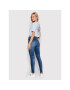 Tommy Jeans Tričko Super Crop Finest Food DW0DW13701 Modrá Relaxed Fit - Pepit.sk