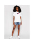 Tommy Jeans Tričko Timeless Flag DW0DW09924 Biela Relaxed Fit - Pepit.sk