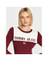 Tommy Jeans Úpletové šaty Archive DW0DW14400 Bordová Regular Fit - Pepit.sk