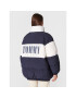 Tommy Jeans Vatovaná bunda Fashion DW0DW14306 Tmavomodrá Oversize - Pepit.sk