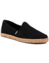 Toms Espadrilky Pismo 10015015 Čierna - Pepit.sk